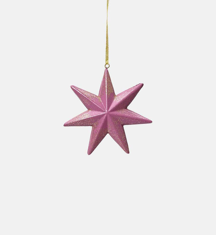 Mdf Glitted Star-shaped Ornament Mdf Glitted Star-shaped Ornament