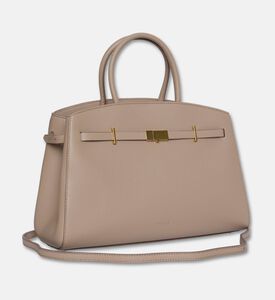 Demellier The Midi Hudson Crossbody Bag, Light-taupe, Packshot View