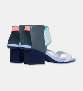 UN United Nude Cow Leather Block Heel Sandals, Blue, Eu-41, Packshot View