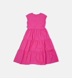 Teddy Bear Flared Midi Dress