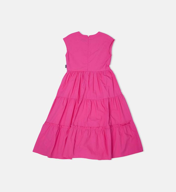 Teddy Bear Flared Midi Dress