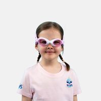 White Junior Swimming Goggles Ultra-soft Band With Magical Unicorns
