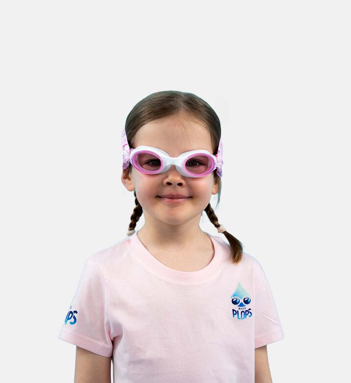 White Junior Swimming Goggles Ultra-soft Band With Magical Unicorns