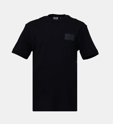 Cotton Chest Logo-label T-shirt