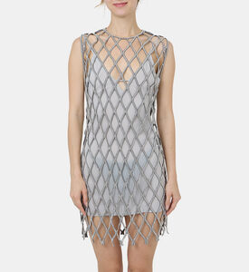 Rococo Diamond-panel Dress