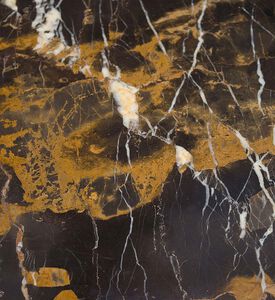 طاولة قهوة رخام بفولاذ مقاوم للصدأ