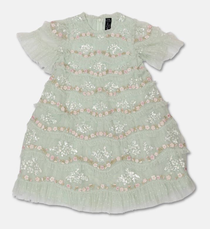 Needle & Thread Dress Daisy, Light-green, 4y, Packshot View