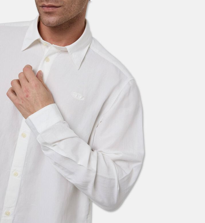 Diesel Shirt, White, 48, Model View