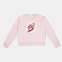 Girl Embroidered Shell Sweatshirt
