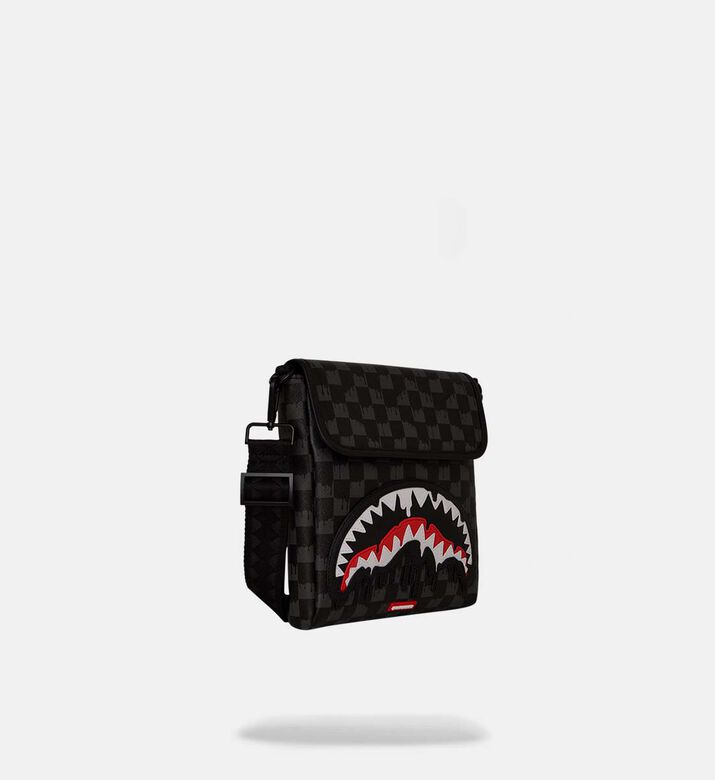 Drip Check Shark Messenger Sling Bag
