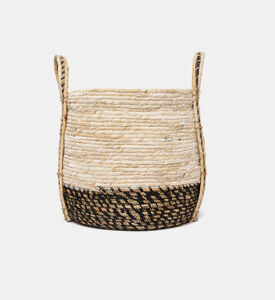 Home Deco and More Corn Husk Basket, Natural, S, Packshot View