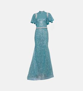 Sequin Trumpet Shining Gown