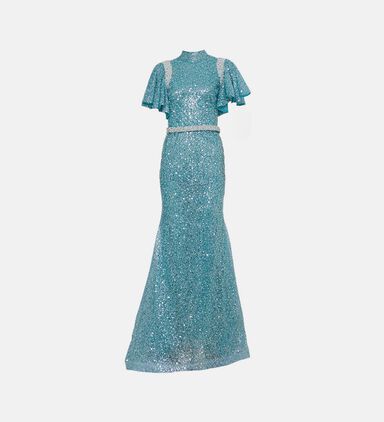 Sequin Trumpet Shining Gown