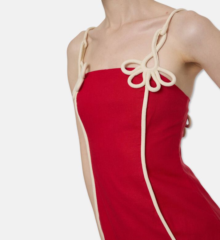 Farm Rio Sleeveless Mini Dress, Model View