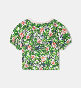 All-over Flower Printed T-shirt