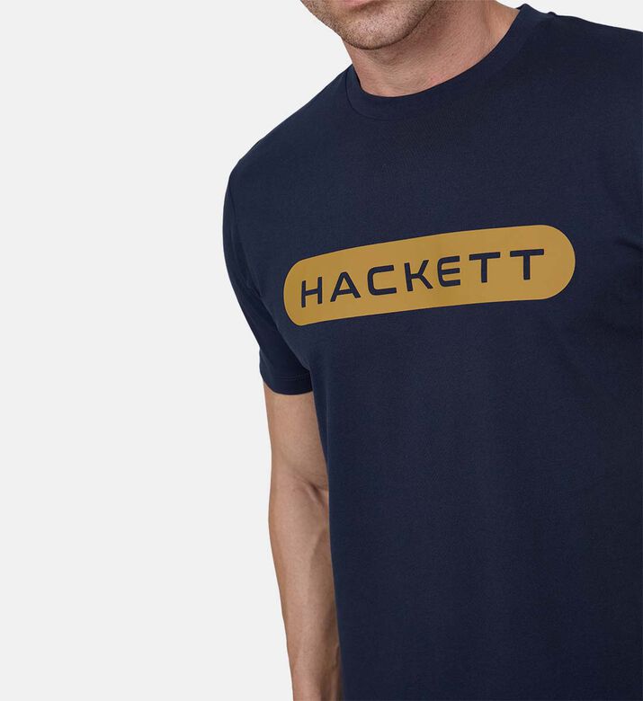 تيشيرت قطن بطبعة شعار