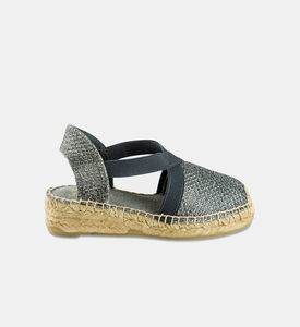 Edita-s Metallic Wedge Espadrilles