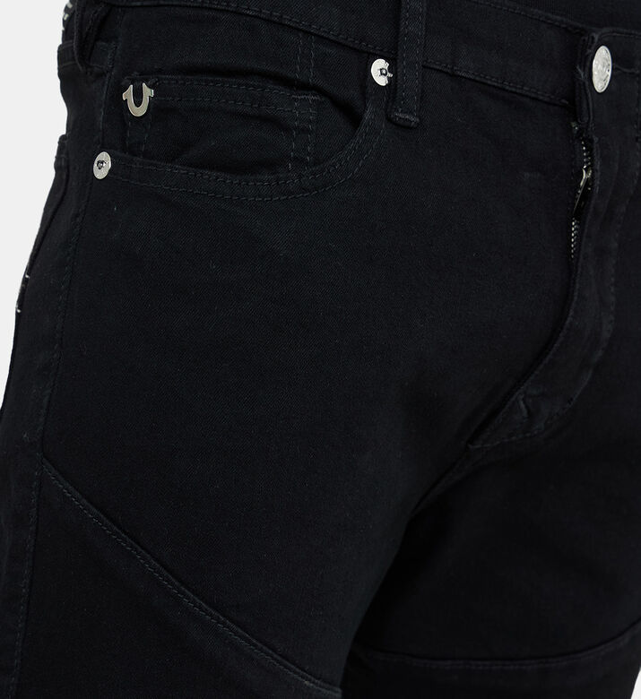 Moto-inspired Denim Pants