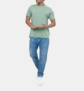 تيشيرت قطن بأكمام قصيرة