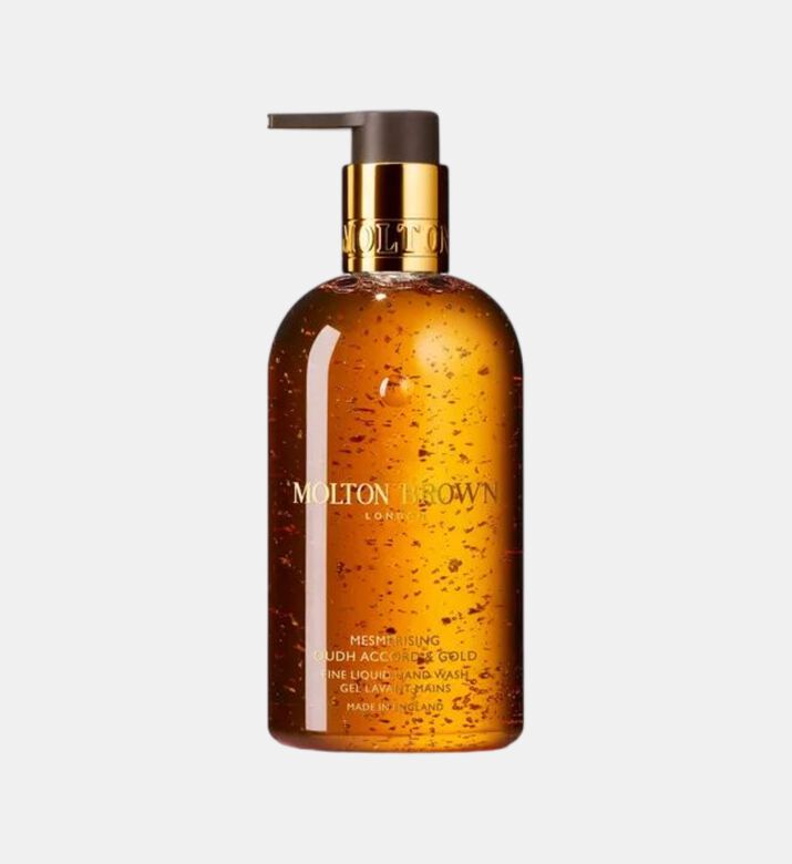 Molton Brown Mesmerising Oudh Accord Gold Hand Wash – 0.3 L, Packshot View