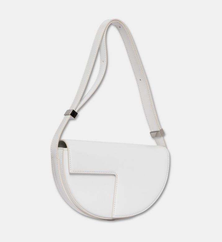 Patou Half-moon Asymmetrical Silver-toned Cut-out Bag, Packshot View