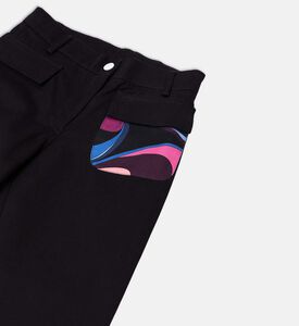 Jacquard Flap Pocket Trousers