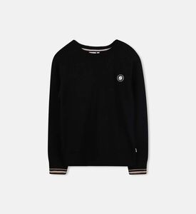 Knit Stripe Pattern Sweater Knit Stripe Pattern Sweater