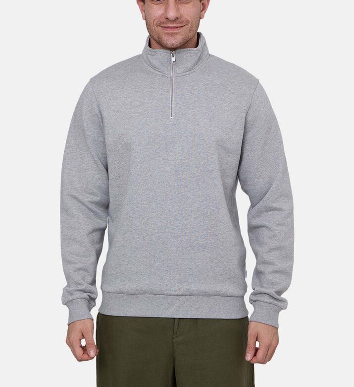 Norregaard Tonal Half-zip Sweatshirt