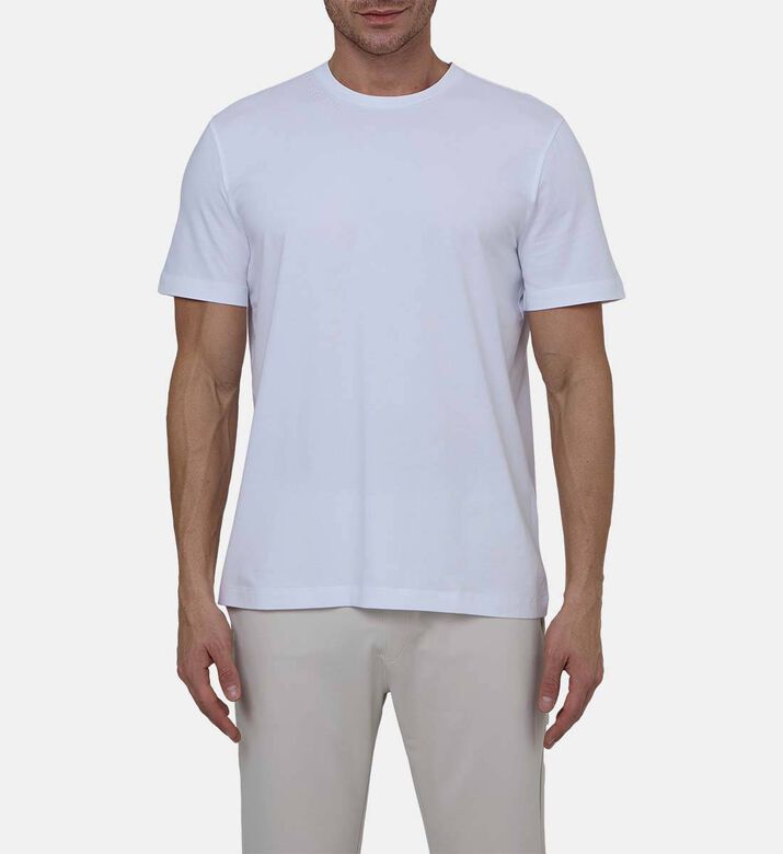 Stretch Jersey Crew Neck T-shirt