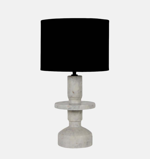 Lattoo Drum Marble Table Lamp