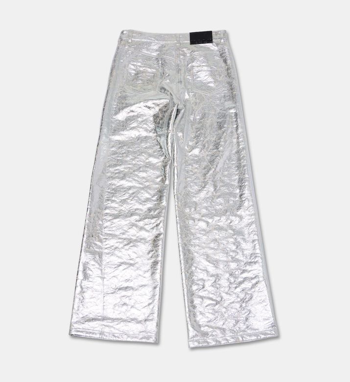 MSGM Metallic Wide-leg Pants, Packshot View