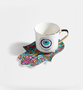 Home Deco and More Eye Cup Hamsa Tray 2-piece Set, Packshot View