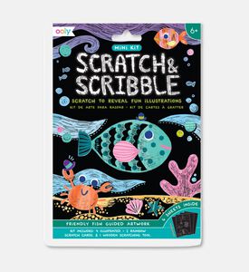 Ooly Scratch Scrbl Mini Frndly Fish, Packshot View