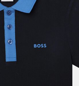 قميص بولو قطن بيكيه بأكمام قصيرة