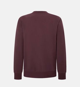 سترة من القطن بطبعة شعار الماركة