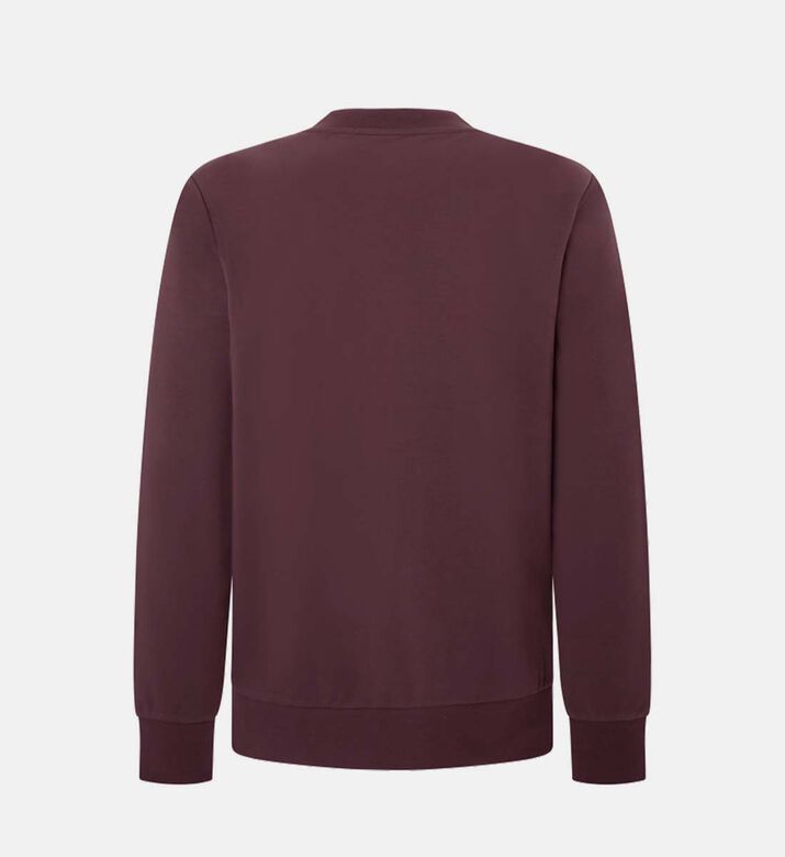 سترة من القطن بطبعة شعار الماركة