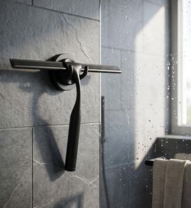 Andrea House Metal Shower Glass Cleaner, Model View