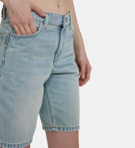 شورت سادي جينز متعدد الجيوب