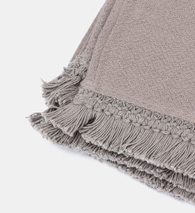 Swan Fringe Lace Cotton Throw