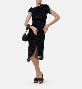 Isabel Marant All-over Animal-print Sleeveless Dress, Model View