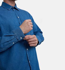 قميص بجيب على الصدر قطن عضوي