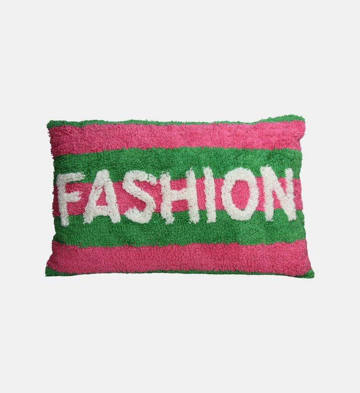 Kersten Fashion Inscribed Rectangular Cotton Throw Pillow, Packshot View Kersten Fashion Inscribed Rectangular Cotton Throw Pillow, Packshot View