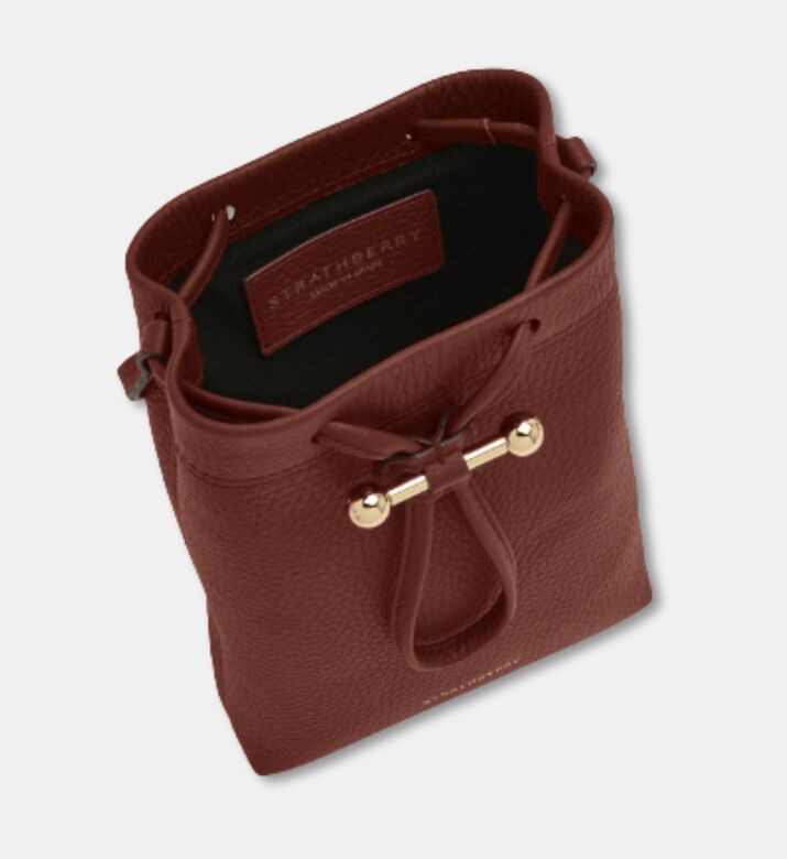 Strathberry Ossette Grain Leather Pouch, Packshot View