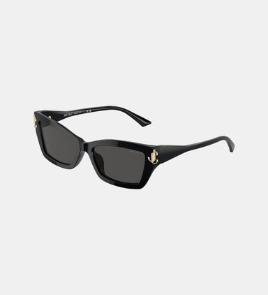 J-detail Gold-tone Hardware Cat-eye Sunglasses