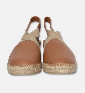 Toni Pons Tossa Metallic Leather Mid-wedge Closed-toe Espadrille, Light-brown, Eu-42, Packshot View