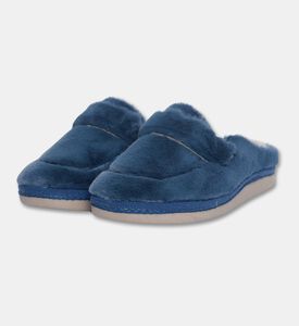 Salvi Flexible Faux-fur Slippers, Blue, Eu-41, Packshot View