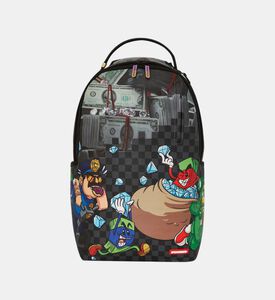 Diamond Money Cartoon Backpack