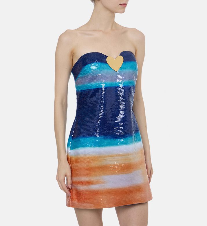 JW PEI Dress Olivia Metallic, Model View