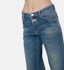Closed Organic Cotton Flared Jeans, Blue, 28, Model View