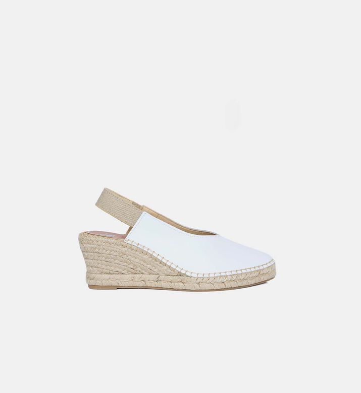 Plain Wedge Slingbacks